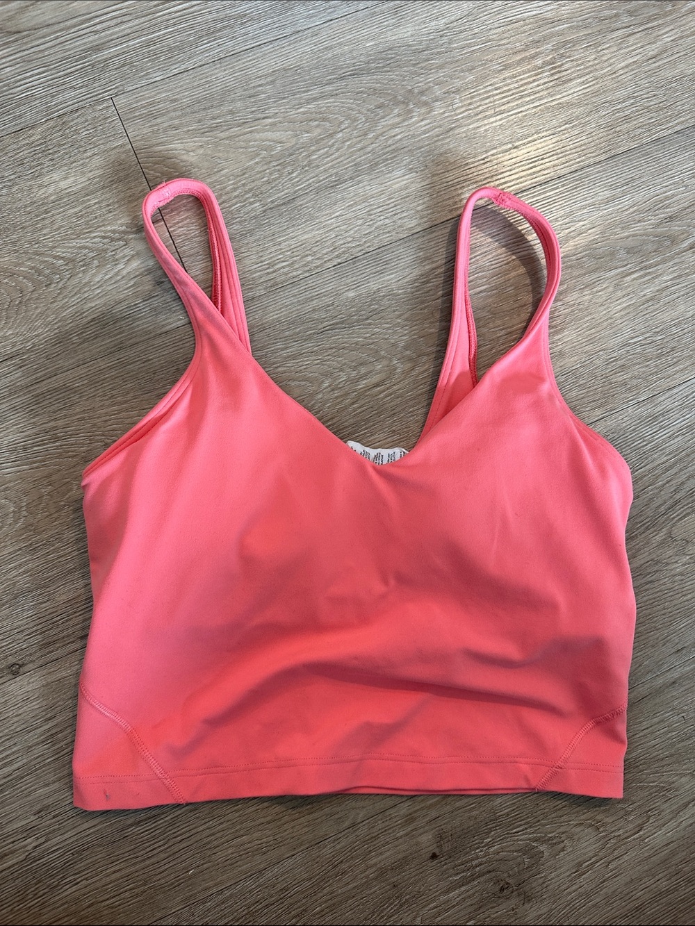 lululemon athletica align tank raspberry cream